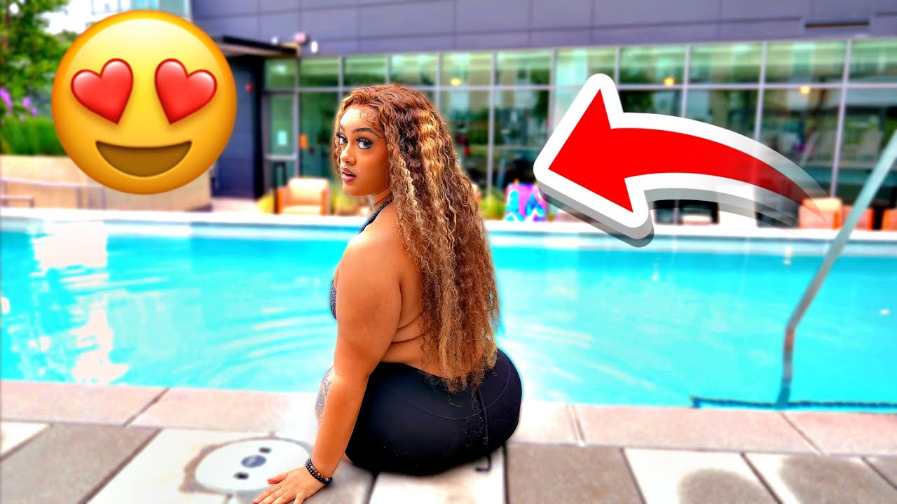 SHE INVITED ME IN THE POOL WITH HER AND THIS HAPPENED...