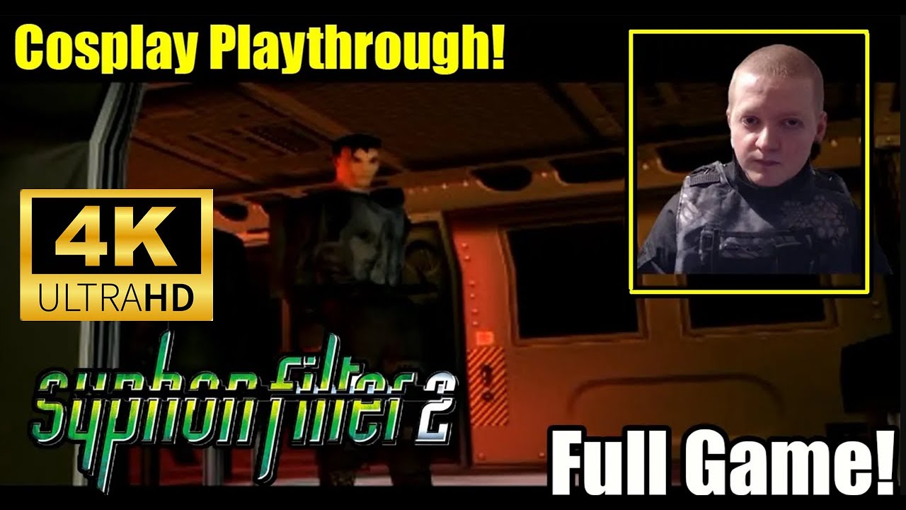 Syphon Filter 2 Full Cosplay Playthrough 4K PS5- One Of The Most Nostalgic Games Ever!
