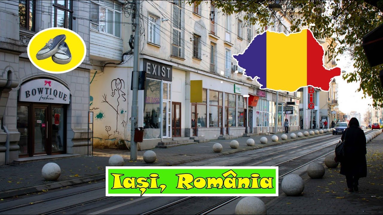 🇷🇴 Iași Walking Tour | Rîpa Galbenă→Golia Tower 