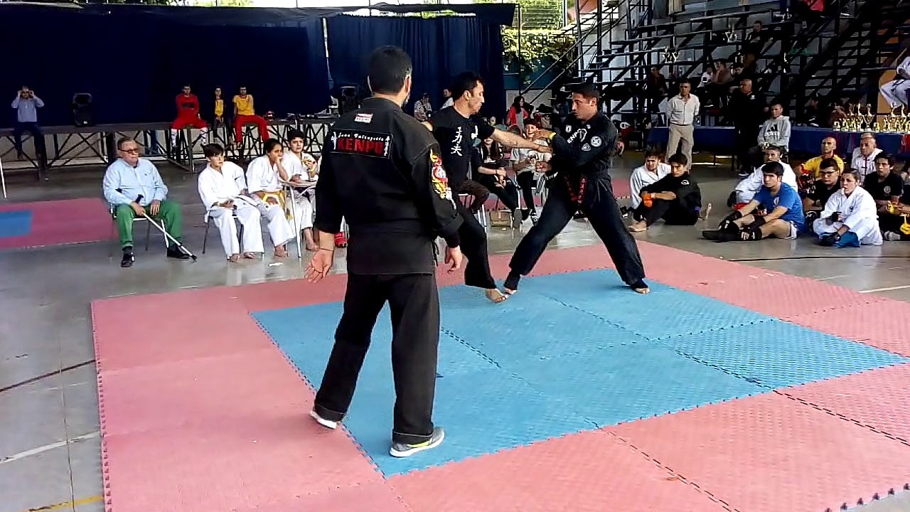 Torneo copa Valle del limari light contact cinturones negros kempo karate vs Kung Fu vallenar
