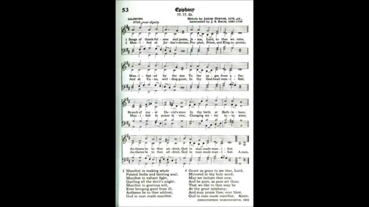 Songs of Thankfulness and Praise (Salzburg)