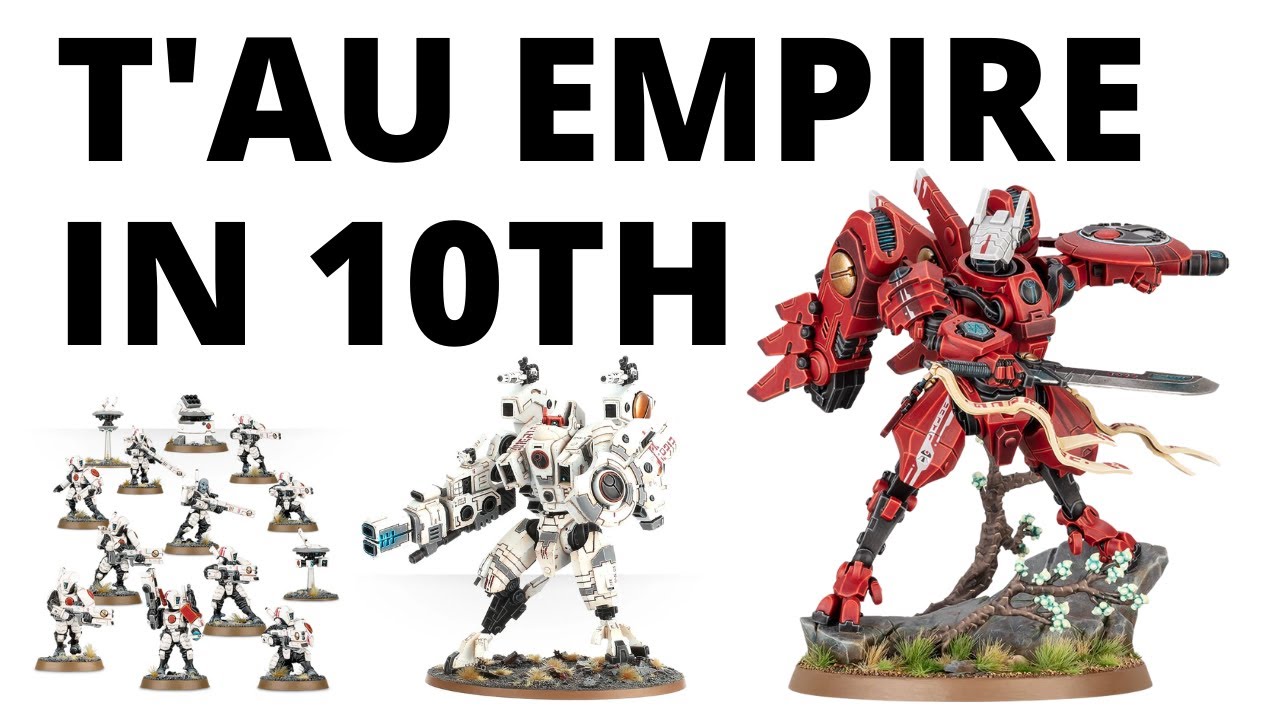 T'au Empire in Warhammer 40K 10th Edition - Full Index Rules, Tau Datasheets and Launch Detachment