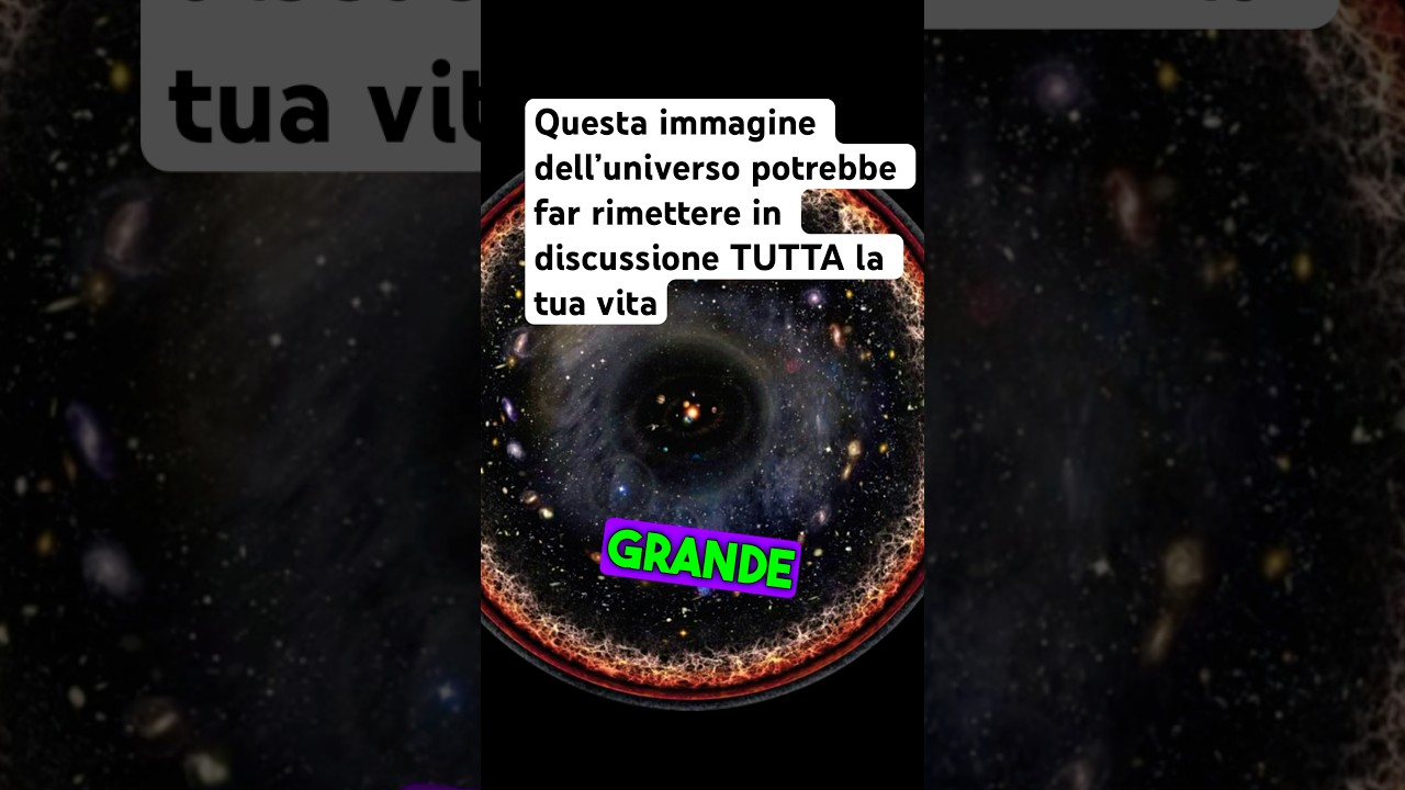 le dimensioni dell&rsquo;universo #scienza #shorts #fisica #spazio #nasa #stem #divulgazione #astronomia