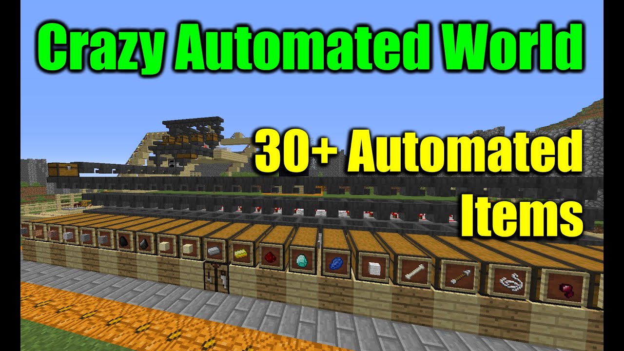 Minecraft Automated Stuff | Gold, Iron, Farms, Villagers, More | Lots of Minecraft Automated Stuff