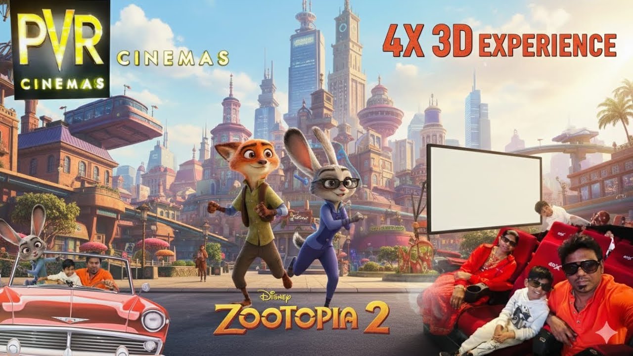 Living inside Zootopia: My crazy 4DX 3D experience #zootopia #4dx #3d 