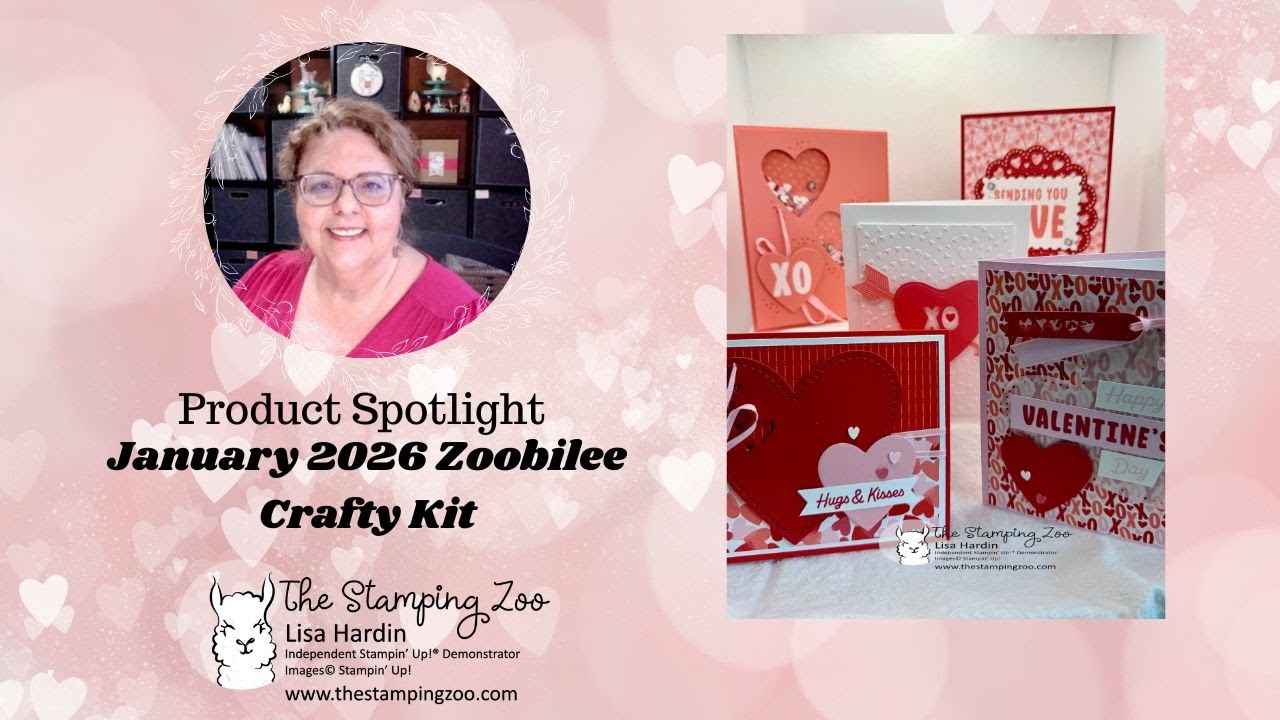 Обзор продукции Stamping Zoo: набор для творчества Zoobilee Crafty Kit, январь 2026 года.