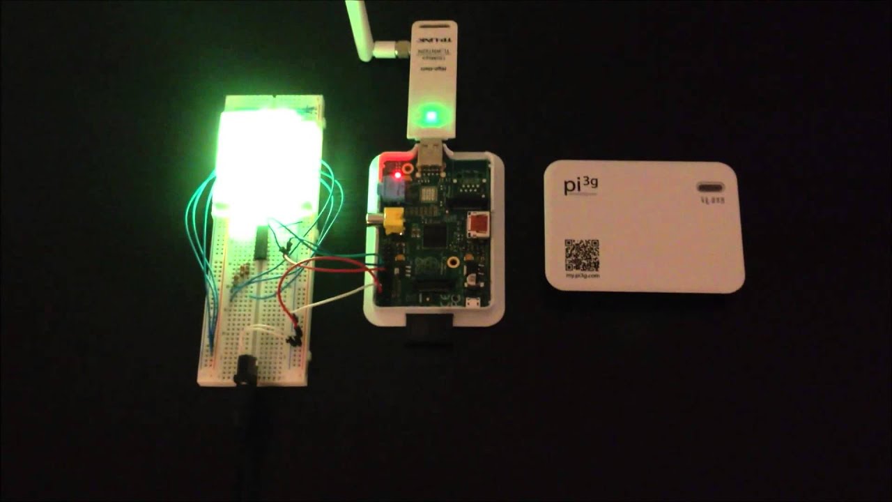 pi3g Raspberry Pi Model A Light Project
