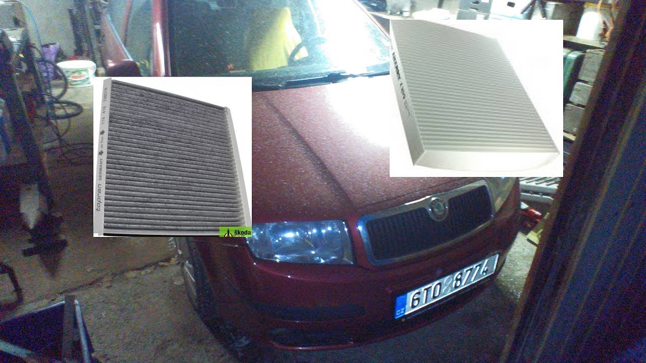 Výměna kabinového filtru Škoda Fabia 1