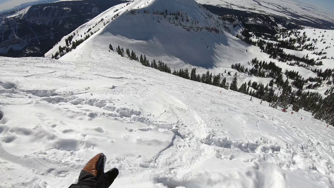 Snowboarding Mary&rsquo;s nipple grand targhee