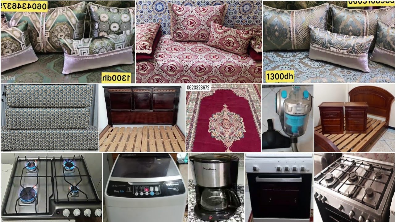 أثاث للبيع💥هميزات اليوم خطيرة بأثمنة مناسبة💥غسالة ملابس💥كويزينير💥بيوت نعاس💥زرابي💥و مزيد من الهميزات💥