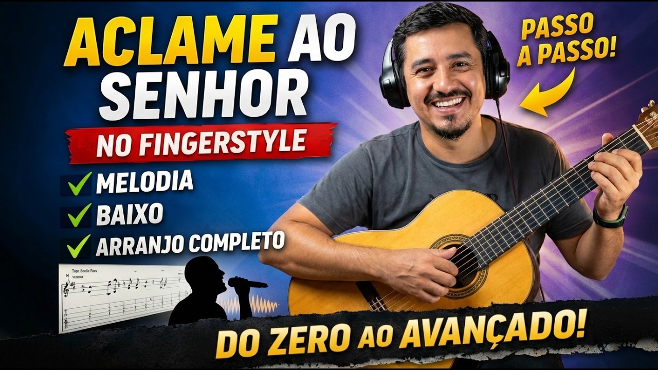 Você Está Estudando Fingerstyle ERRADO (Aprenda com Aclame ao Senhor)