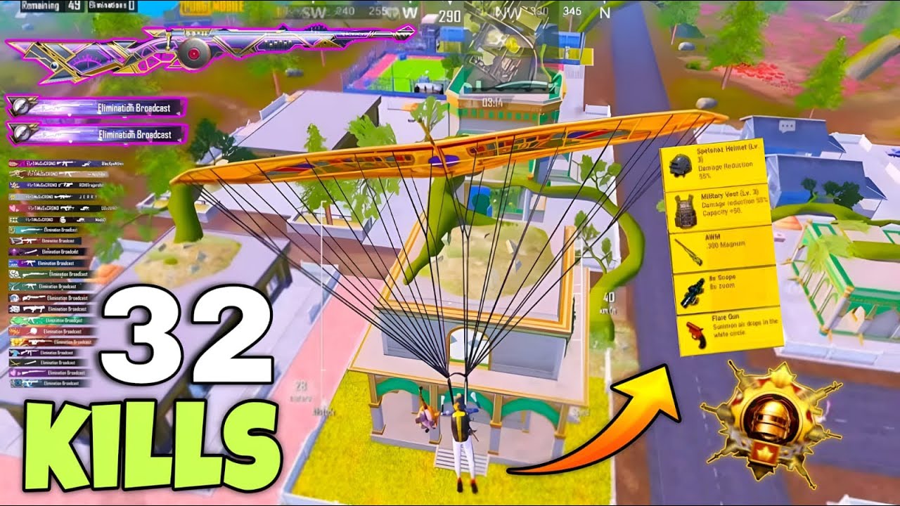 32 KILLS!😍NEW BEST LOOT GAMEPLAY with BEST OUTFIT🔥PUBG MOBILE - BGMI