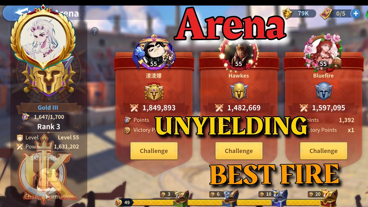 Infinity kingdom - Arena ( UNYIELDING OP )