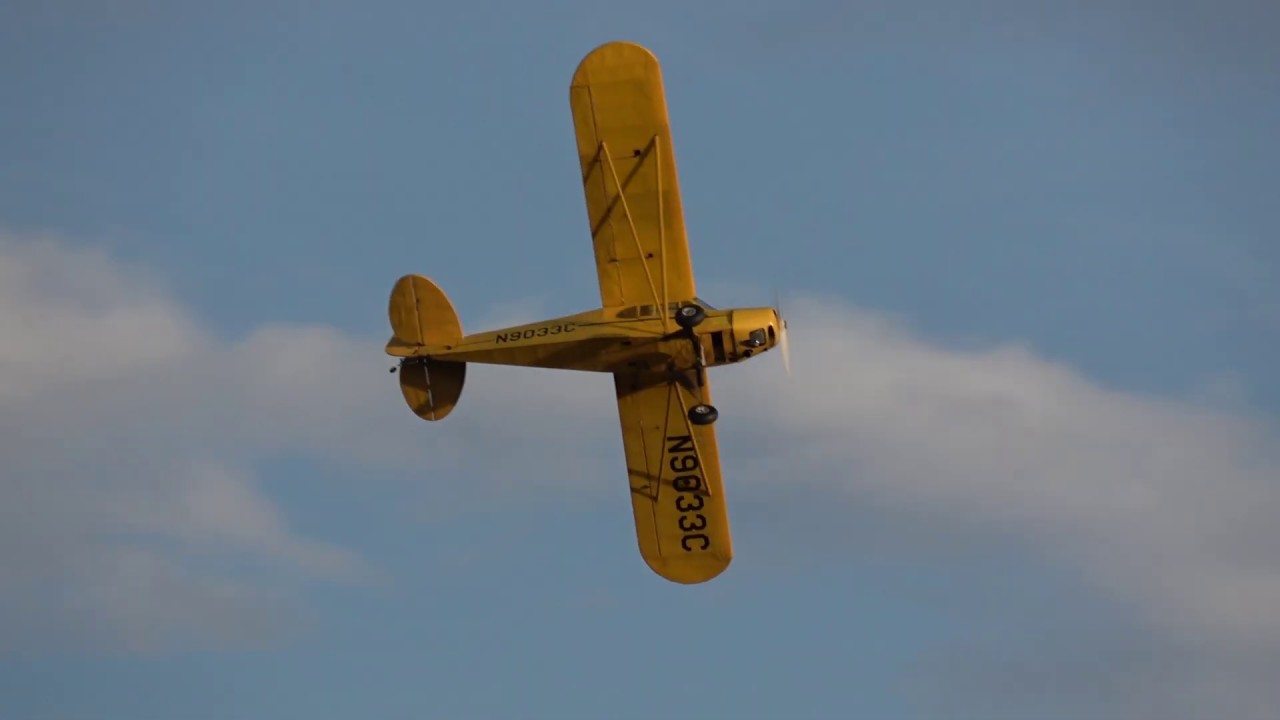30-year-old technology flies again (Tony Clark Piper Cub)
