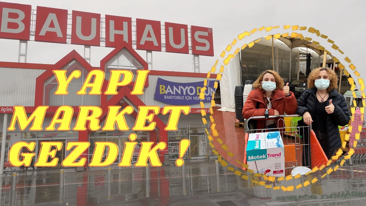 Bauhaus'u  Gezdik,Alışveriş Yaptık/Neler Aldık?/Bizimle Bir Gün/VLOG