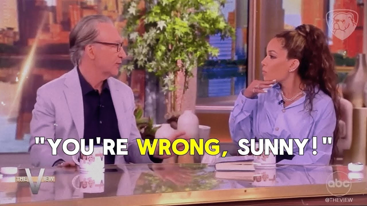 Bill Maher SHUTS DOWN Sunny Hostin On The View During Heated Argument.