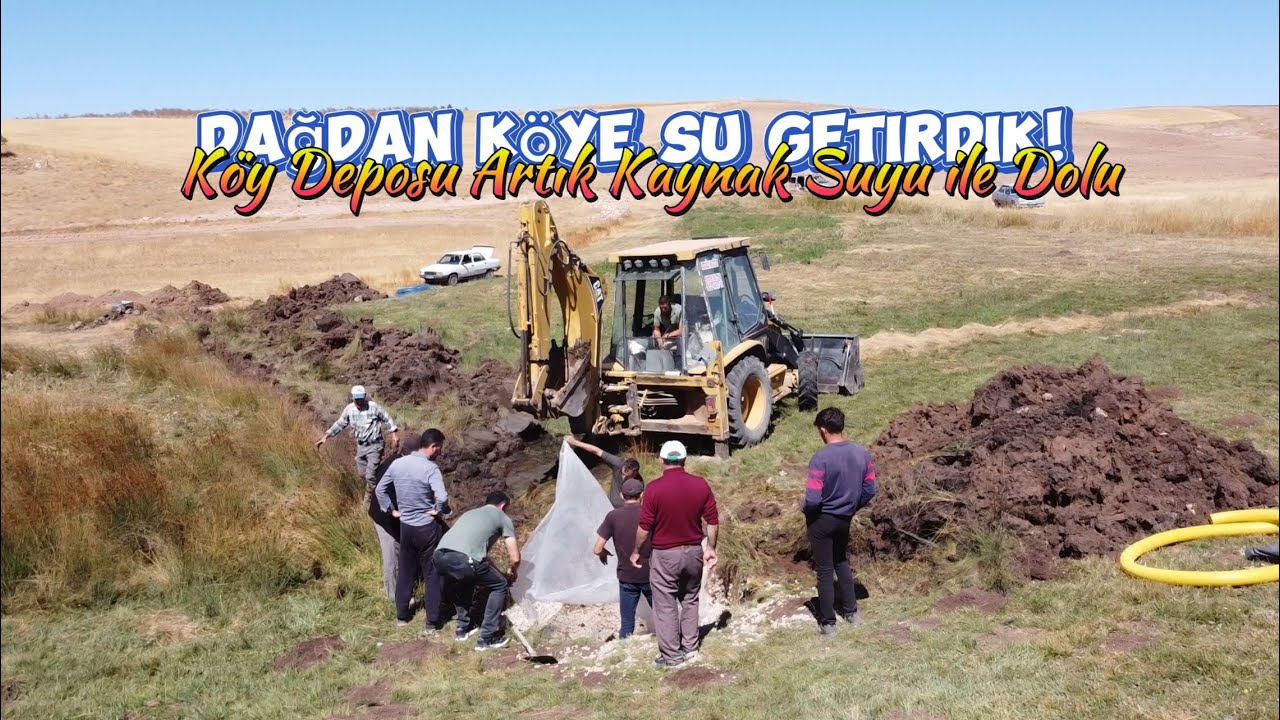 Köyümüz İçin Kaynak Suyu Bulduk! Artık Depomuz Doğal Su ile Doluyor 💧