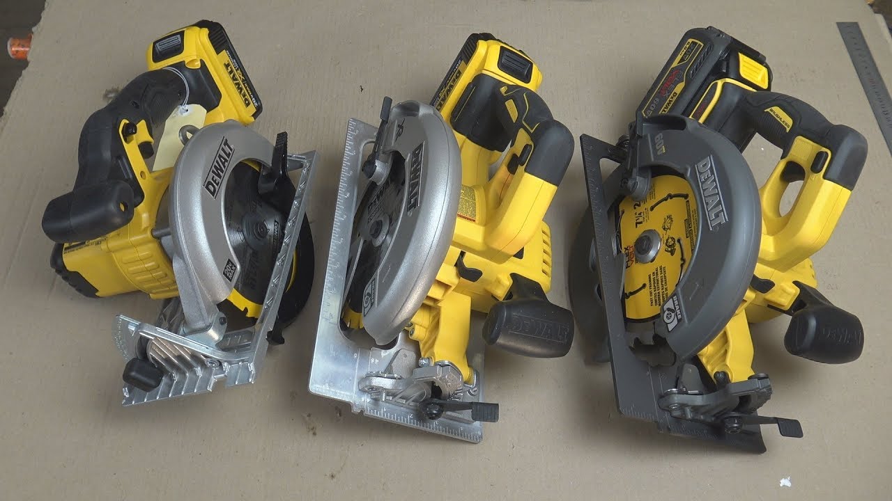 Циркулярные пилы US Dewalt DCS391, DCS570, DCS575 и их производительность