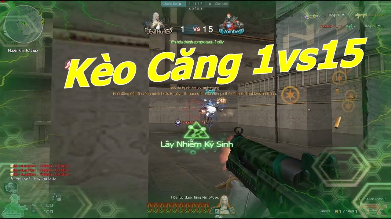 CF-05 : Súng SMG Săn Zombie Cực Đã - Tiền Zombie v4