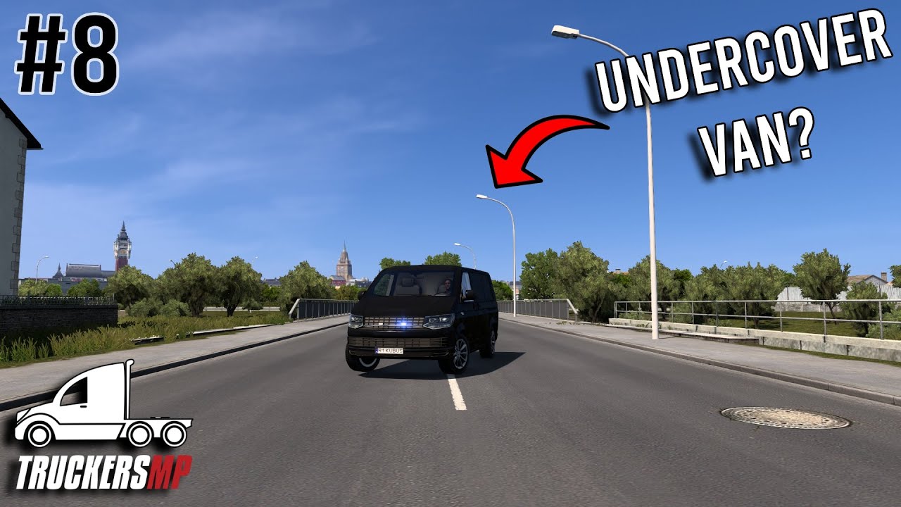 Undercover Van PATROL with a Fan! |🚔| TruckersMP Game Moderation #8