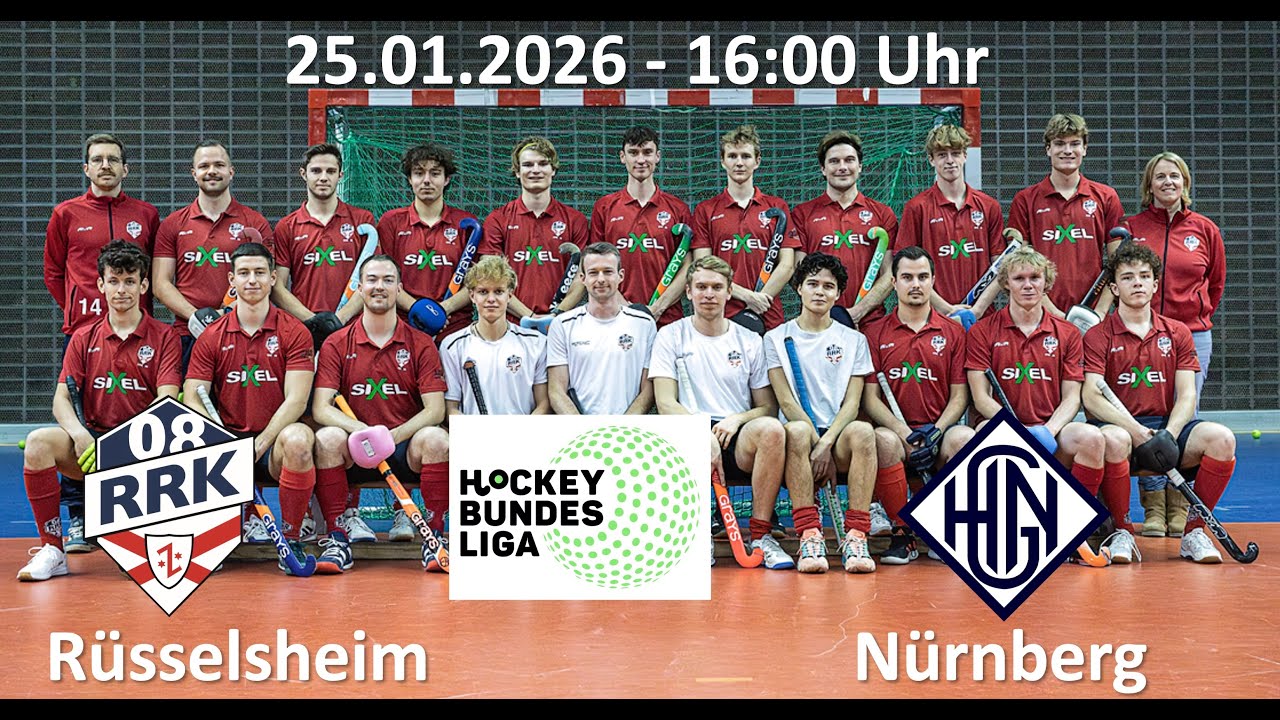2. Bundesliga Hockey - Herren - Halle - Gruppe Süd - Rüsselsheimer RK vs. HG Nürnberg