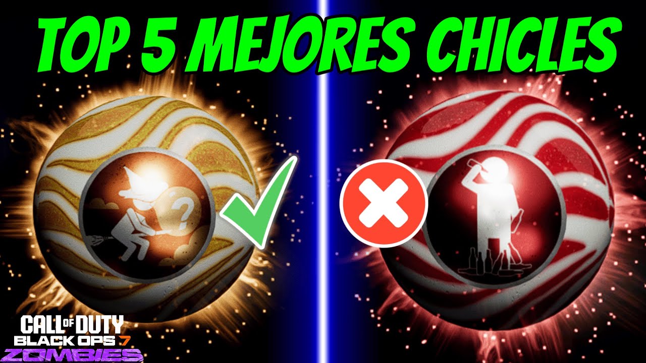 Top 5 MEJORES CHICLES en Black Ops 7 Zombies