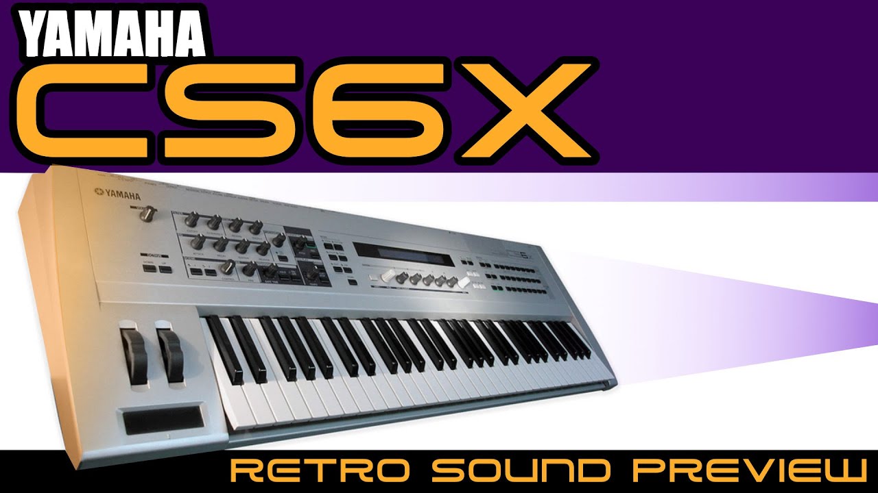 Демонстрация звука ретро-синтезатора / Предварительный просмотр: Yamaha CS6x