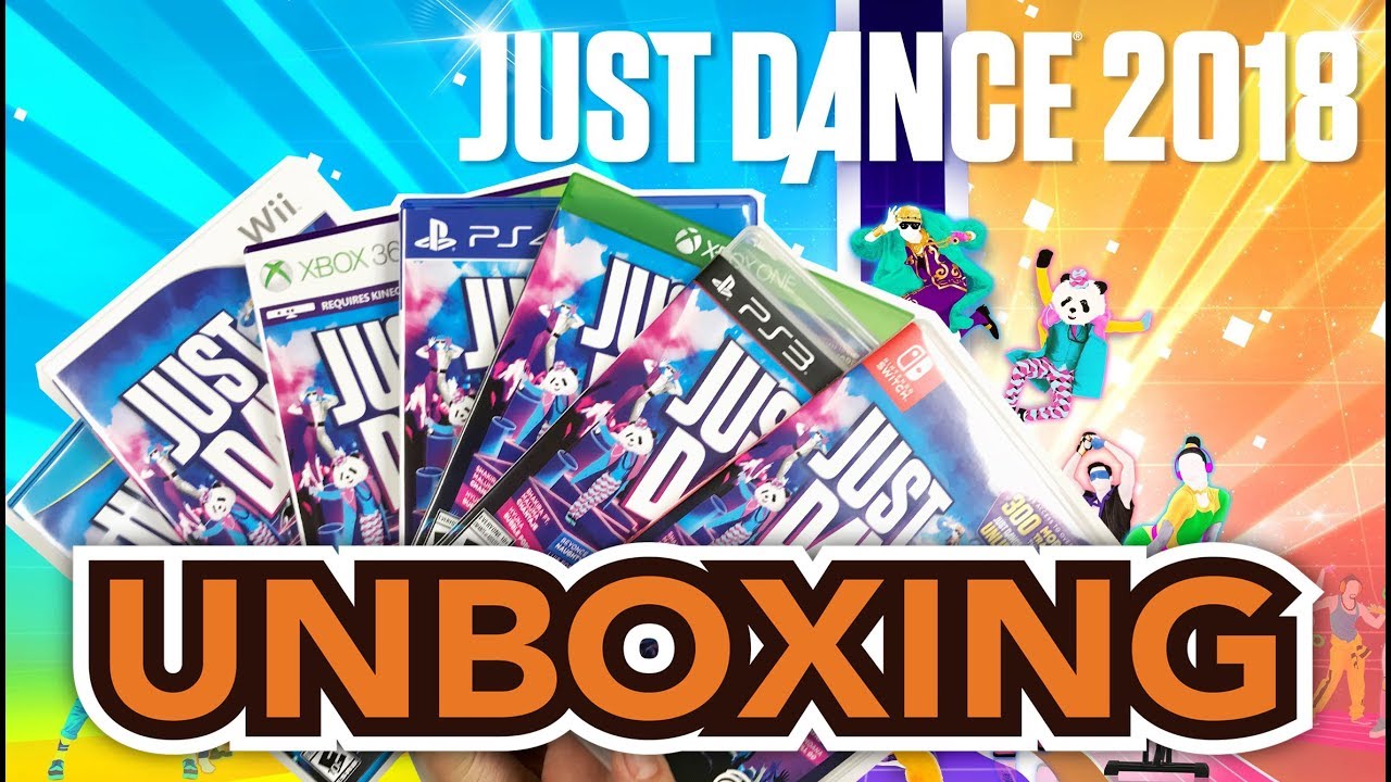 Just Dance 2018 (PS4/Switch/Xbox One/PS3/Xbox 360/Wii/Wii U) Unboxing !!