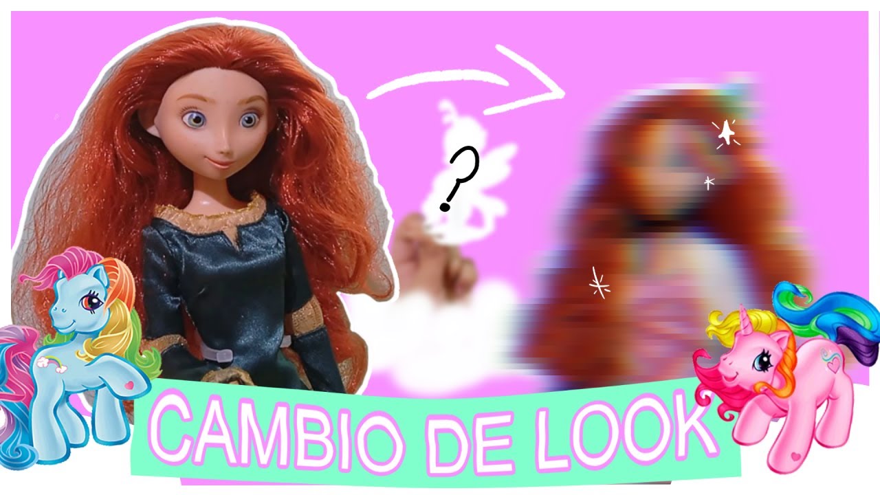 Mi primera muñeca de Disney + Pony ??? y como planchar su cabello