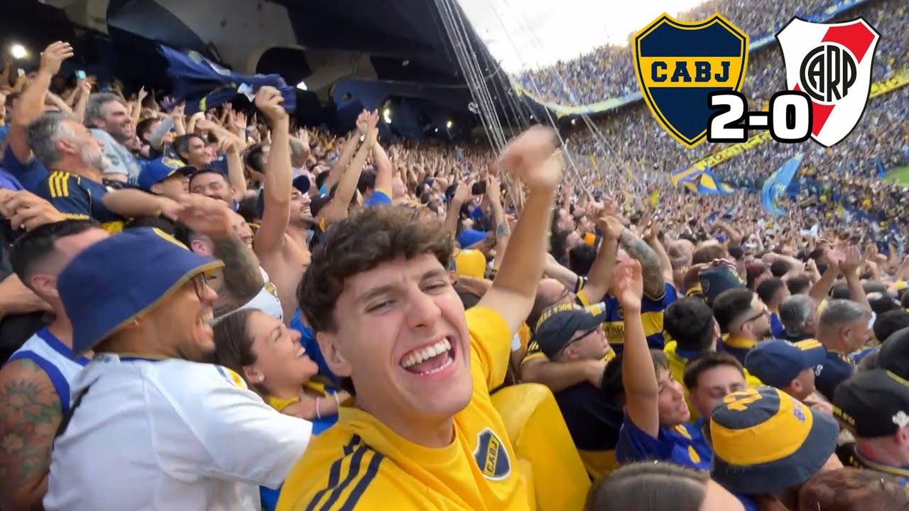 REACCIÓN al SUPERCLÁSICO BOCA 2-0 RIVER desde la BOMBONERA 