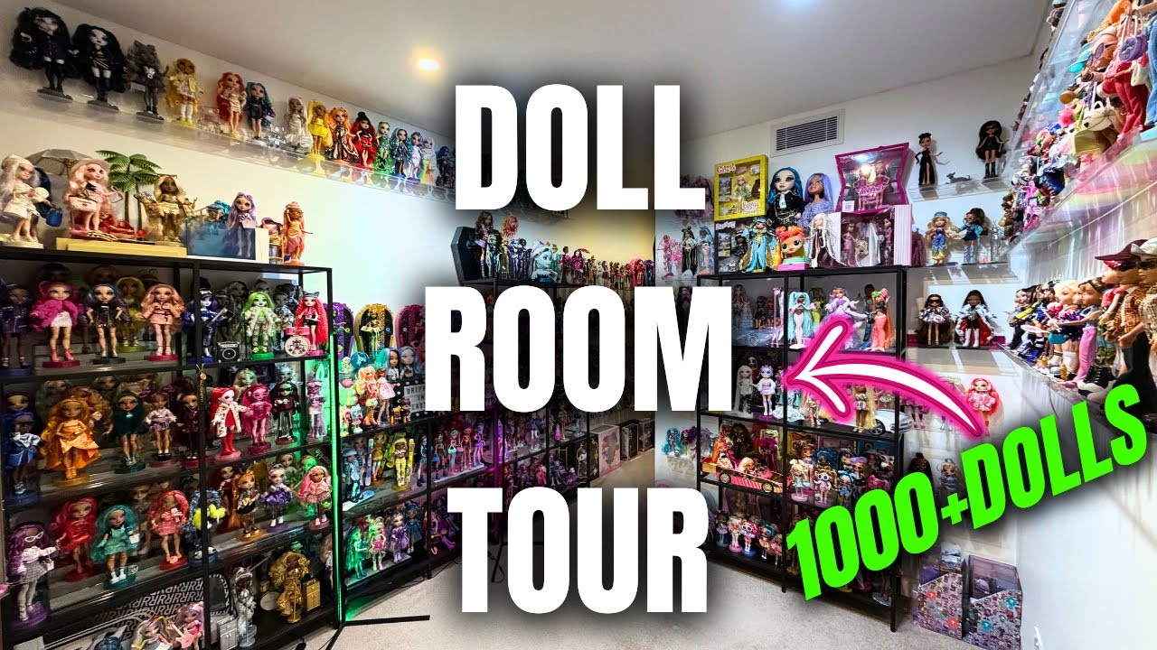 HUGE DOLL ROOM Tour! 1000+ Doll Collection! 