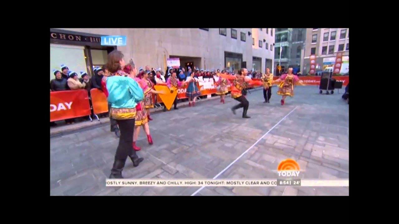 Barynya at Today NBC Show - Russian Dance Kalinka
