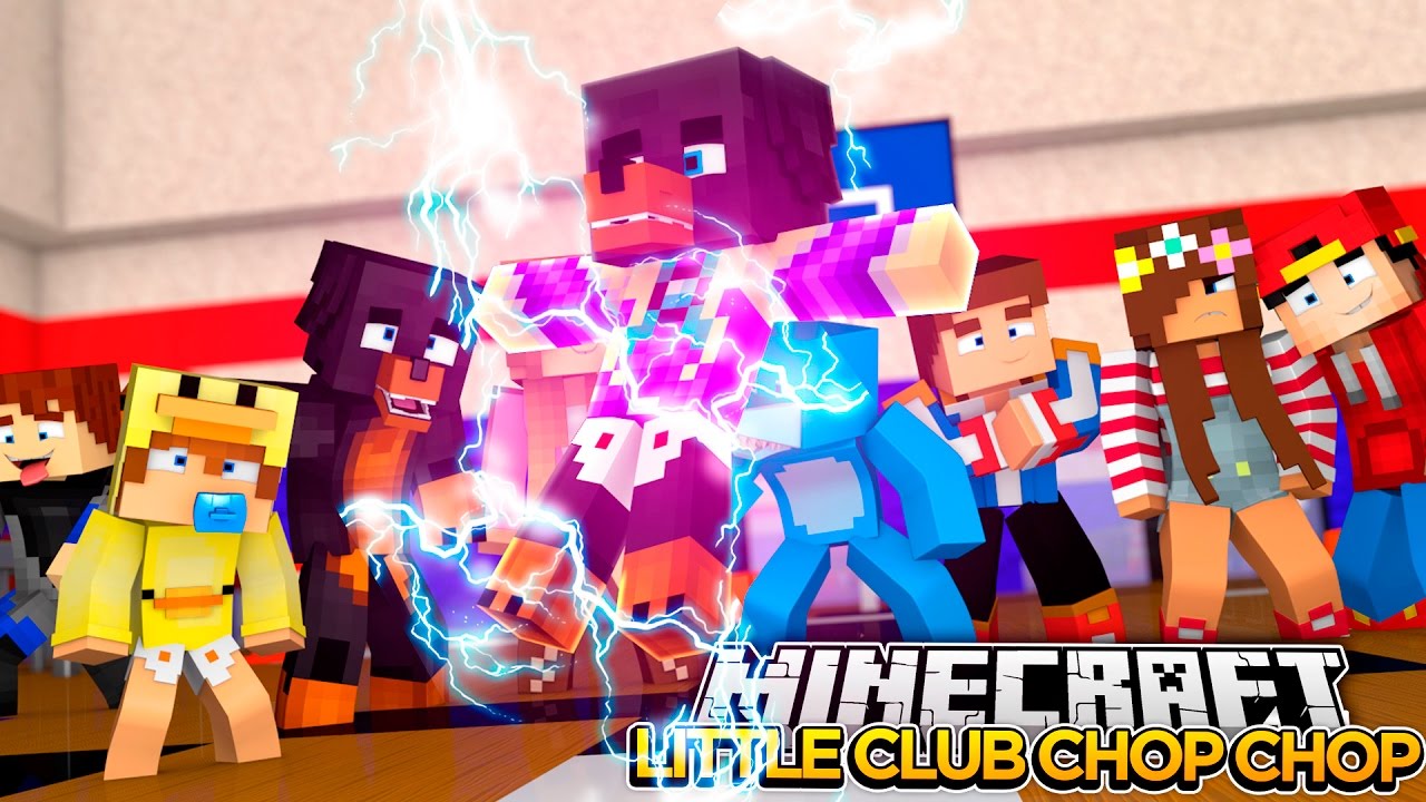 Minecraft Hide N Seek - LITTLE CLUB CHOP CHOP - Little Baby Max