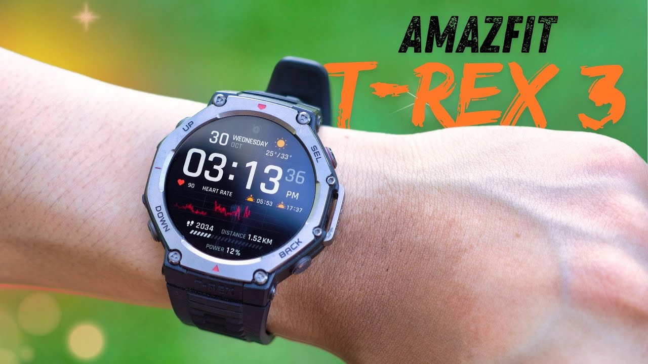 Amazfit T-Rex 3 Review: អ្នកមិនត្រូវការចាយលុយដល់ 1000$ លើ Fenix 8 ក៏ទទួលបានមុខងារកប់ដែរ!
