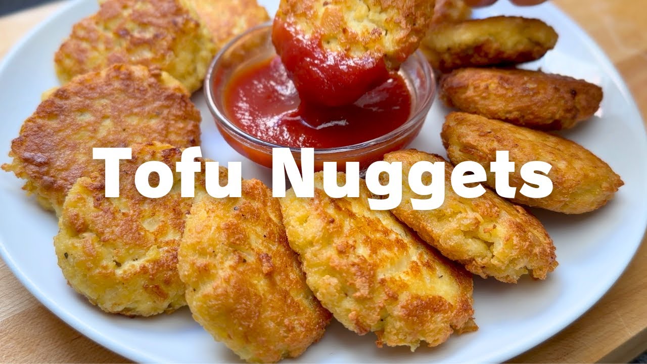 Quick and Easy Tofu Nuggets! Crispy without flour!