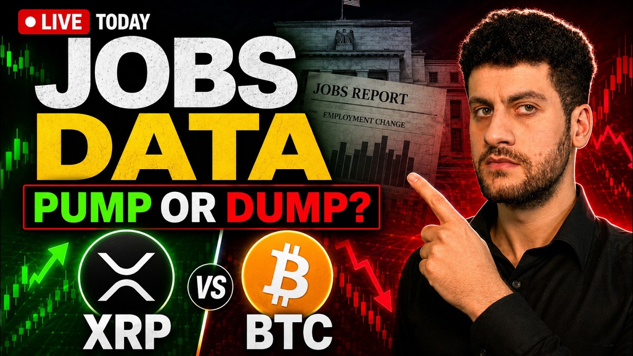 JOBS REPORT LIVE: The Number That Could Force a Fed RATE CUT + Bitcoin & XRP Pump