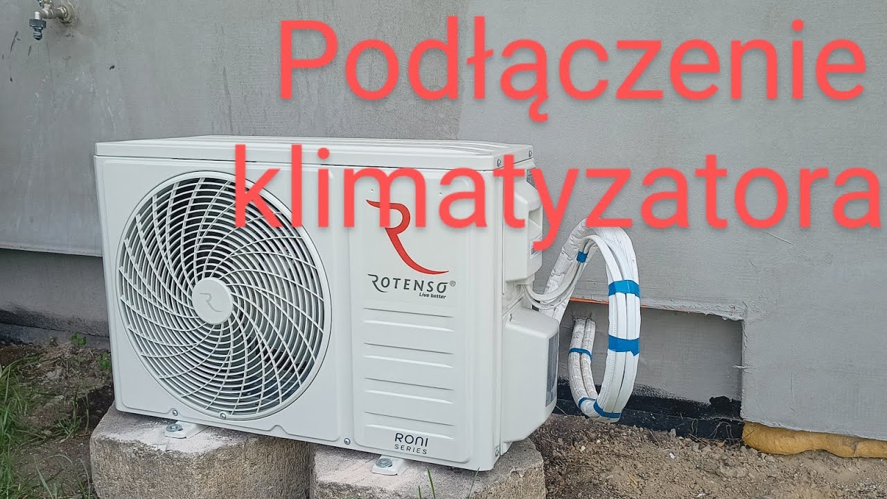 Montaż klimatyzacji split Rotenso Roni 2,5 kw jak działa klimatyzator