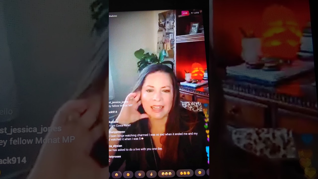Holly Marie Combs Instagram Live