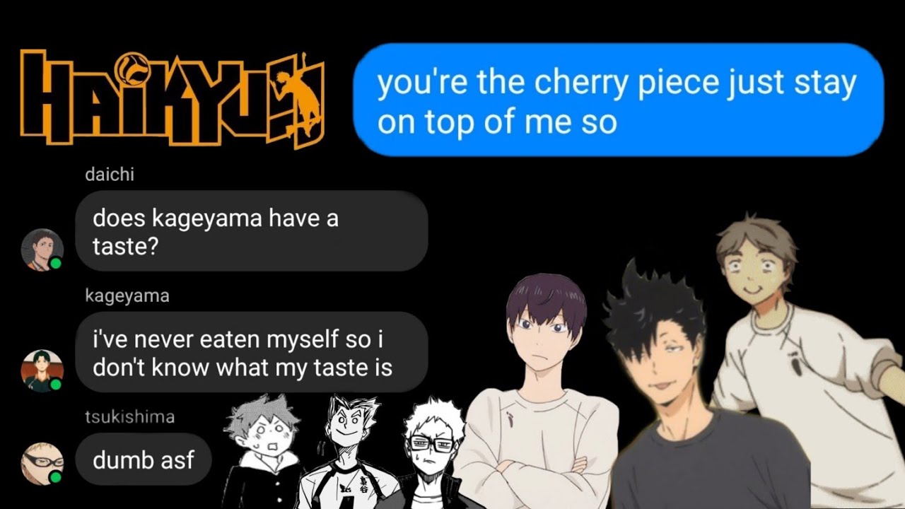haikyuu texts - hinata lyric prank || ice cream - blackpink