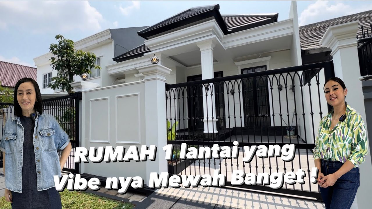 (SOLD) Rumah 1 Lantai TerCANTIK di KencanaLoka BSD Luas 200m Harga-nya Ramah Banget !