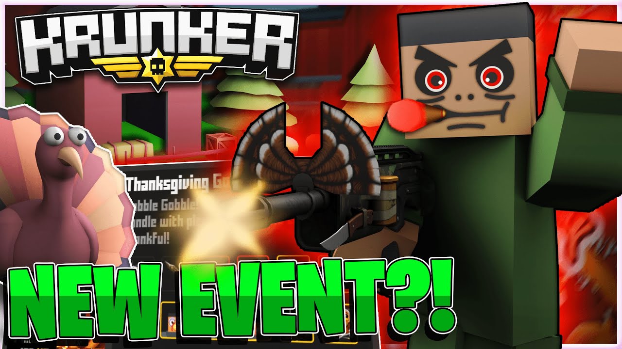 NEW Krunker.io Thanksgiving EVENT?.. (DOUBLE NUKE!)