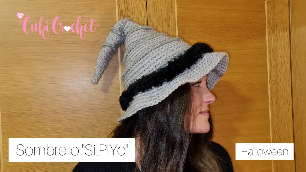 Teje FACIL y Rápido a Crochet. Sombrero Halloween 