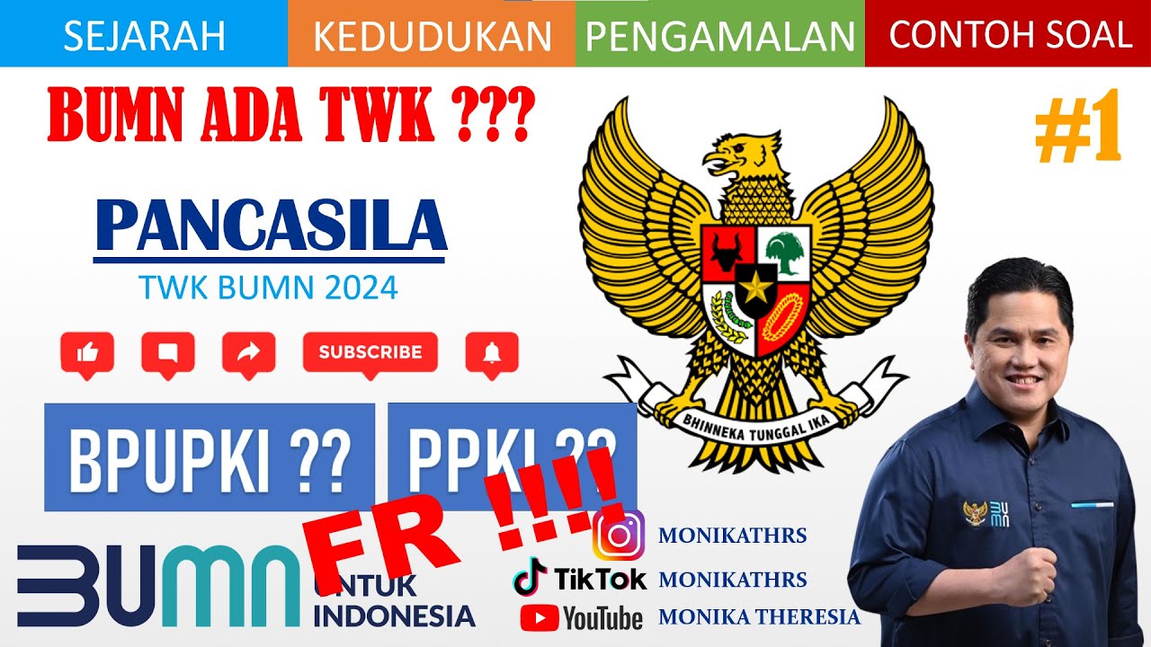 MIRIP FR BUMN 2024 I PANCASILA KELUAR DI BUMN 2024 | SEJARAH PANCASILA | TWK BUMN 2024 #1