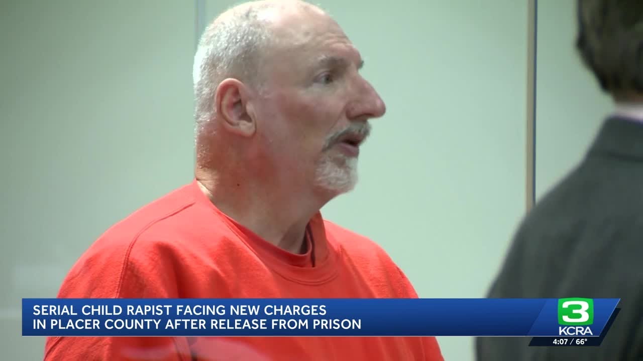 Convicted child rapist David Funston appears in court on new charges in Placer County