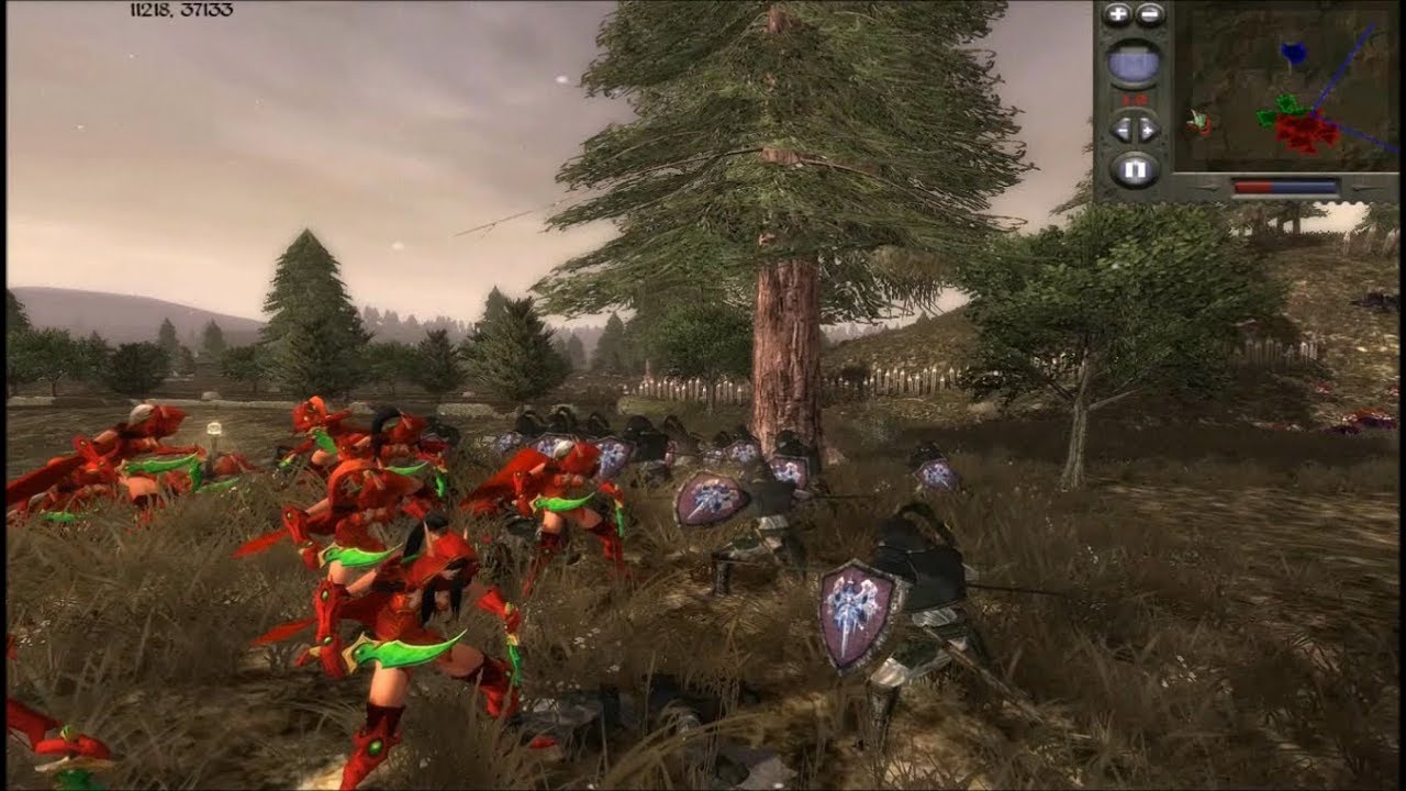 Epic Defence! Blood Elves vs Scourge - Warcraft Total war