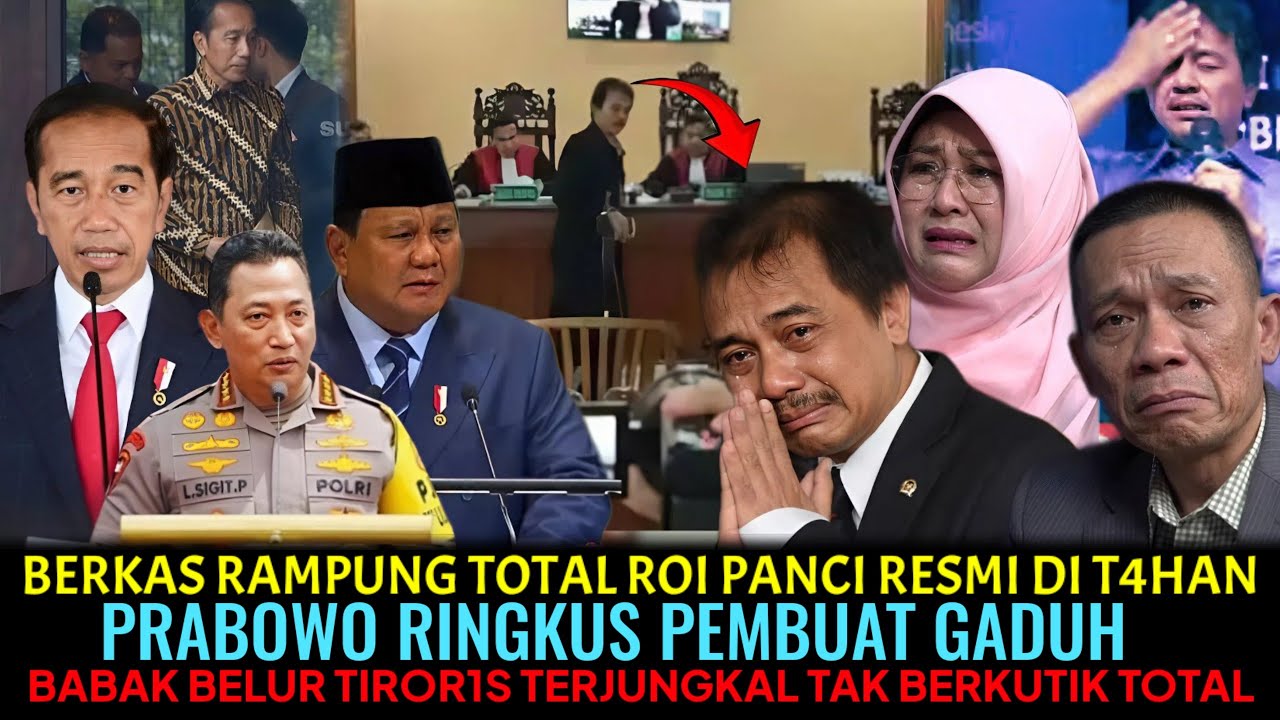BERKAS RAMPUNG RO1CS RESMI DI TAHAN⁉️ PRABOWO RINGKUS PEMBUAT GADUH👊TERJUNGKAL TIROR1S BABAK BELUR