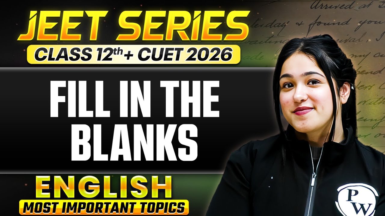 Fill In The Blanks Gmammer 🔥 | CUET 2026 Prep | JEET Series