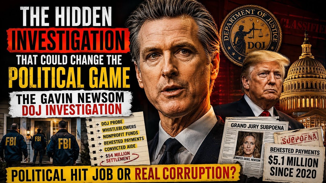 The Hidden DOJ Investigation That Could End Newsom's Political Career #viral #documentary 
