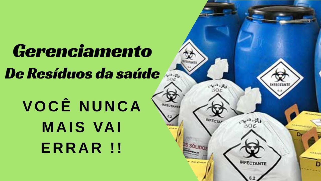 Gerenciamento de resíduos da saúde