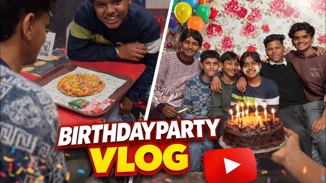 Birthday party 🥳 mittro 😂with too much itema 😂….#subscribe #funny #birthday #birthdaycelebration 